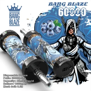PuffWild Bang Blaze 60000 Puffs Shisha Vape jednorazowego użytku