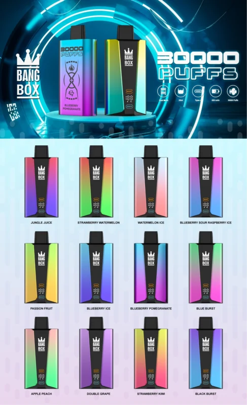 Bang Box 30000 Puffs Disposable Vape – Premium Vaping at an Affordable Price 2 PuffWild Bang Box 30000 boccate di vapore monouso