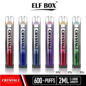 PuffWild ELF BOX 600 Puffs Vape na jedno použití