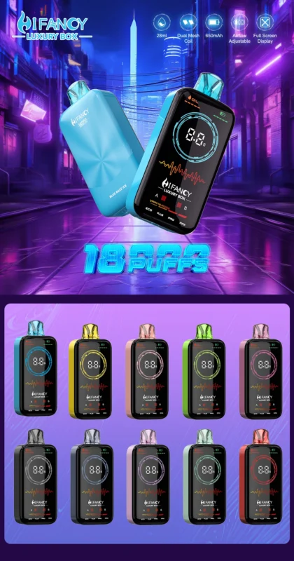 PuffWild Hifancy 18000 Puffs Vape descartável