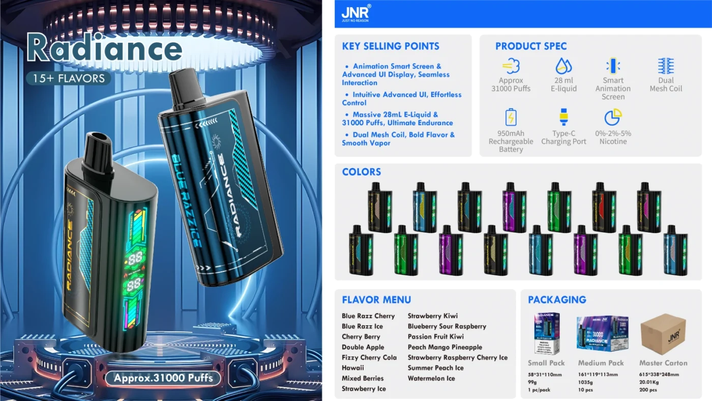 PuffWild JNR 31000 Puffs Vape jetable