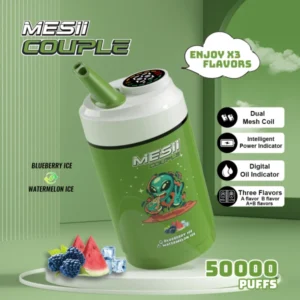 PuffWild Mesii 50000 boccate Coppia di Vape usa e getta