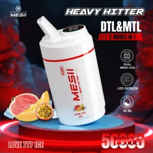 PuffWild Mesii 50000 Puffs Vape descartável de grande impacto