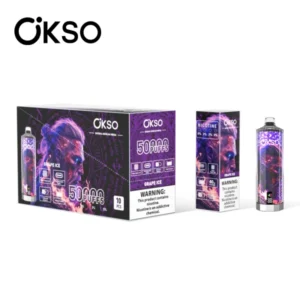 OKSO 50000 Puffów 50k Shisha Hookah Crystal Jednorazowy Vape Hurtowy Elektroniczny Papieros Darmowa Wysyłka 10 PuffWild OKSO 50000 Puffów Shisha jednorazowego użytku Vape