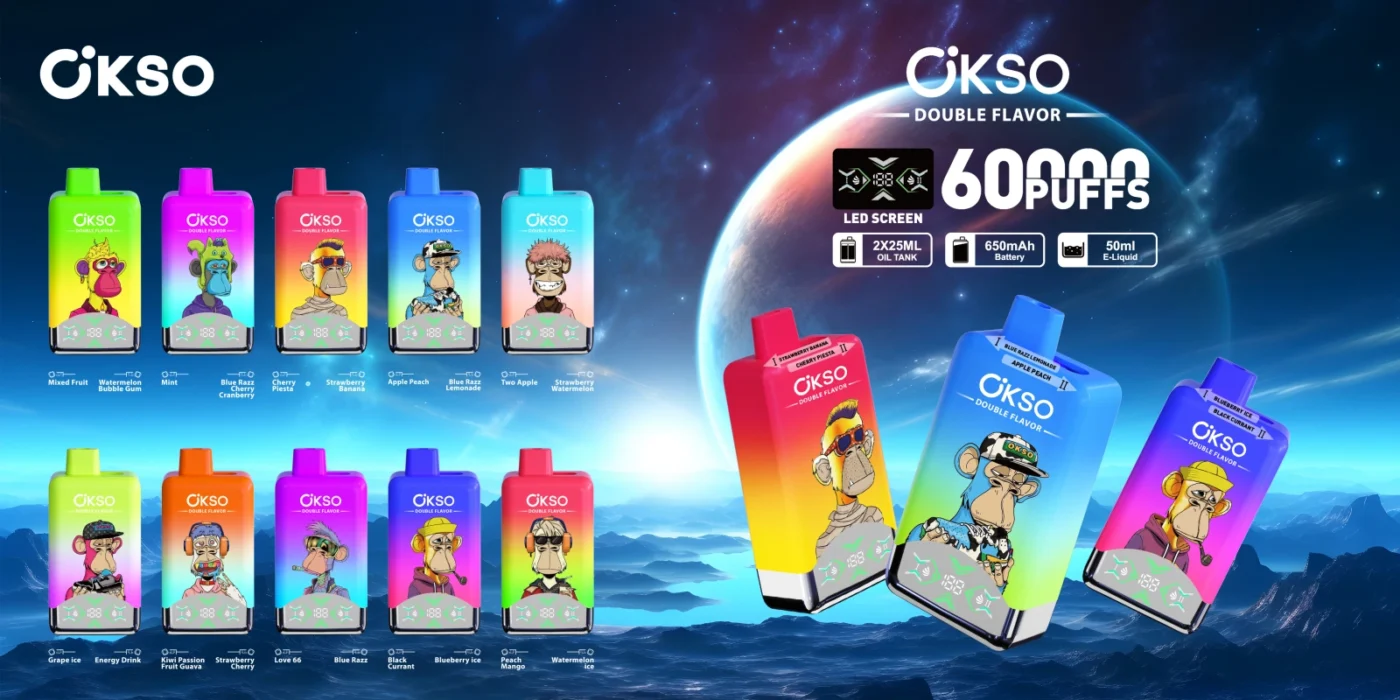 PuffWild OKSO 60000 Puffs Vape na jedno použití