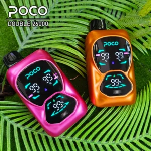 POCO Double 26000 Puffs 26k Dual Tank 2 in 1 eldobható Vape Shop Near Me EU Warehouse 12 PuffWild POCO 26000 Puffok eldobható Vape