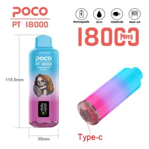 PuffWild POCO PT 18000 Puffs eldobható Vape