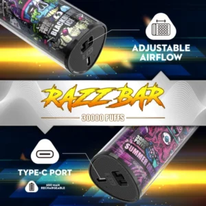 Puffwild EU Vape Razz Bar 30000 Puffs 30k