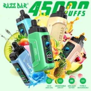PuffWild Razz Bar 45000 Puffs Disposable Vape