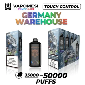 Vapomesi Dinosaur 50000 Puffs 50k High Puff Eldobható Vape Vásárlás online Vape Kit EU Warehouse 13 PuffWild Vapomesi Dinosaur 50000 Puffs eldobható vape