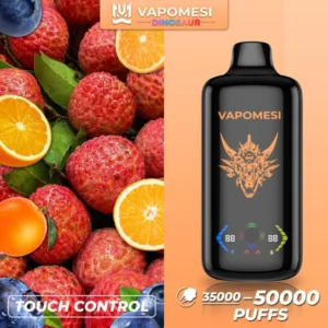 Vapomesi Dinosaur 50000 Puffs 50k High Puff Eldobható Vape Vásárlás online Vape Kit EU Warehouse 12 PuffWild Vapomesi Dinosaur 50000 Puffs eldobható vape
