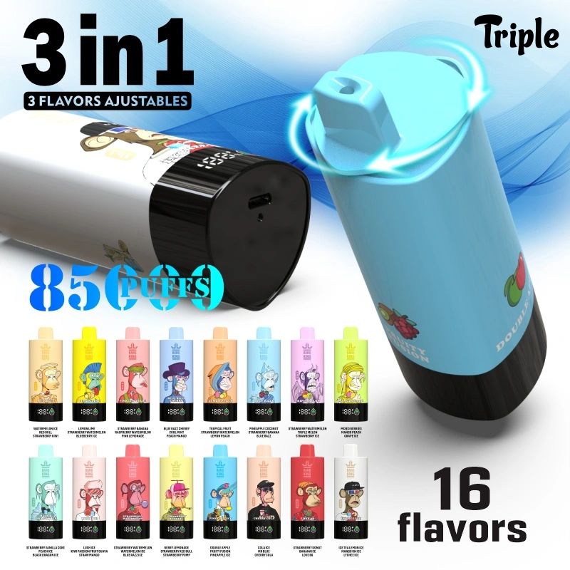 85 000 bouffées sans interruption ! Cette e-cigarette trois-en-un change la donne. 2 Puffwild Bang king 85000 bouffées Vape jetable