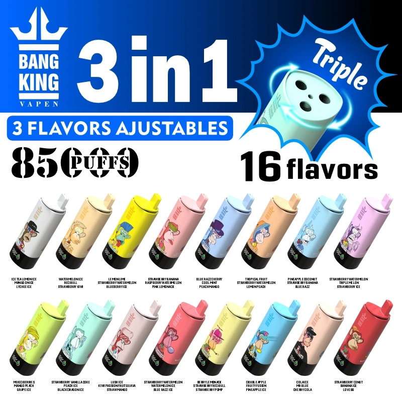 Bang King 85000 Puffs Review: The Ultimate 3-in-1 Disposable Vape for Flavor & Longevity 3 Puffwild Bang king 85000 Puffs Disposable Vape