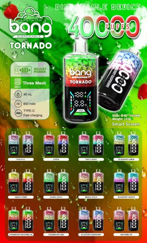 Puffwild Bang Tornado 40000 Puffs Einweg Vape
