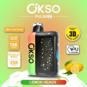 OKSO 25000 Puffs 15000 Puffs PULSE X Dual Mode Disposable Vape Shop Online