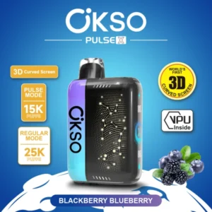 OKSO 25000 Puffs 15000 Puffs PULSE X Dual Mode Disposable Vape Shop Online