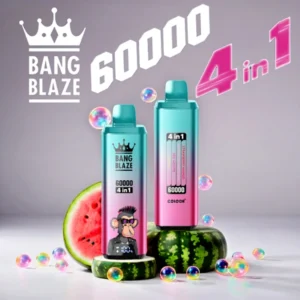 Koupit 1 Bang Blaze 4 v 1 Vape 60000 Puffs Jednorázové Vaper Smart Screen Rychlé dodání Online Store
