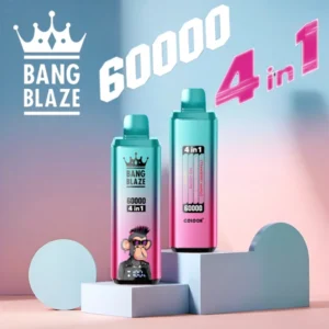 Koupit 1 Bang Blaze 4 v 1 Vape 60000 Puffs Jednorázové Vaper Smart Screen Rychlé dodání Online Store