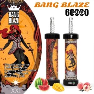 Acquista 1 Shisha Vape Bang Blaze 60000 Puffs sigaretta elettronica usa e getta Consegna rapida Online Store