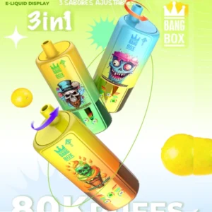 Comprar 1 Bang Box 80k 3 en 1 Vape 80000 caladas Cigarrillo Electrónico Desechable Entrega Rápida 2025 Vaper