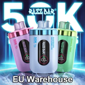 EU Vape Razz Bar 50000 Puffs High Puff Einwegzigartige Elektronische Zigarette Vape Shop Shop Online Schnelle Lieferung