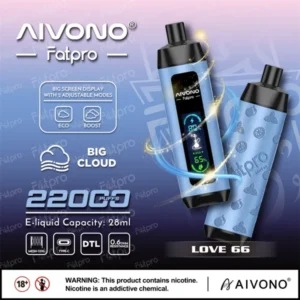 Puffwild Aivono Fatpro 22000 bouffées Vape jetable