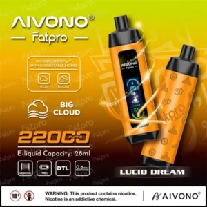 Puffwild Aivono Fatpro 22000 Puffs Vape descartável