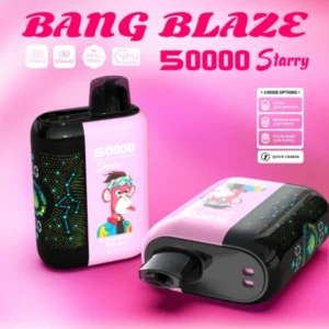 Buy 1 Puff 50000 Bang Blaze 50k Puffs Starry Smart Screen Disposable Electronic Cigarette Vape Store Near Me