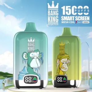 Bang King 15000 Puffs 15k Smart Screen Disposable Vape Shop Online Wholesale