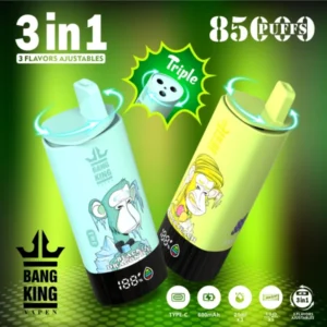 Acquista 1 3 gusti in 1 Vape Bang King 85k Puffs sigaretta elettronica usa e getta all'ingrosso Consegna veloce
