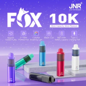 Puff JNR 10000 soffi 10K olio ricaricabile colorato respirabile luce usa e getta Vape Pen spedizione gratuita