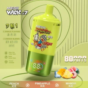 Mesii Magic 80000 Puffs 80k 7 in 1 Disposable Vape 2025 Online Shop Doprava zdarma