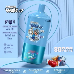 Mesii Magic 80000 Puffs 80k 7 in 1 Disposable Vape 2025 Online Shop Free Shipping