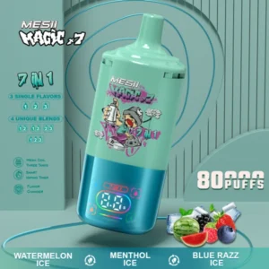 Mesii Magic 80000 Puffs 80k 7 in 1 Disposable Vape 2025 Online Shop Free Shipping