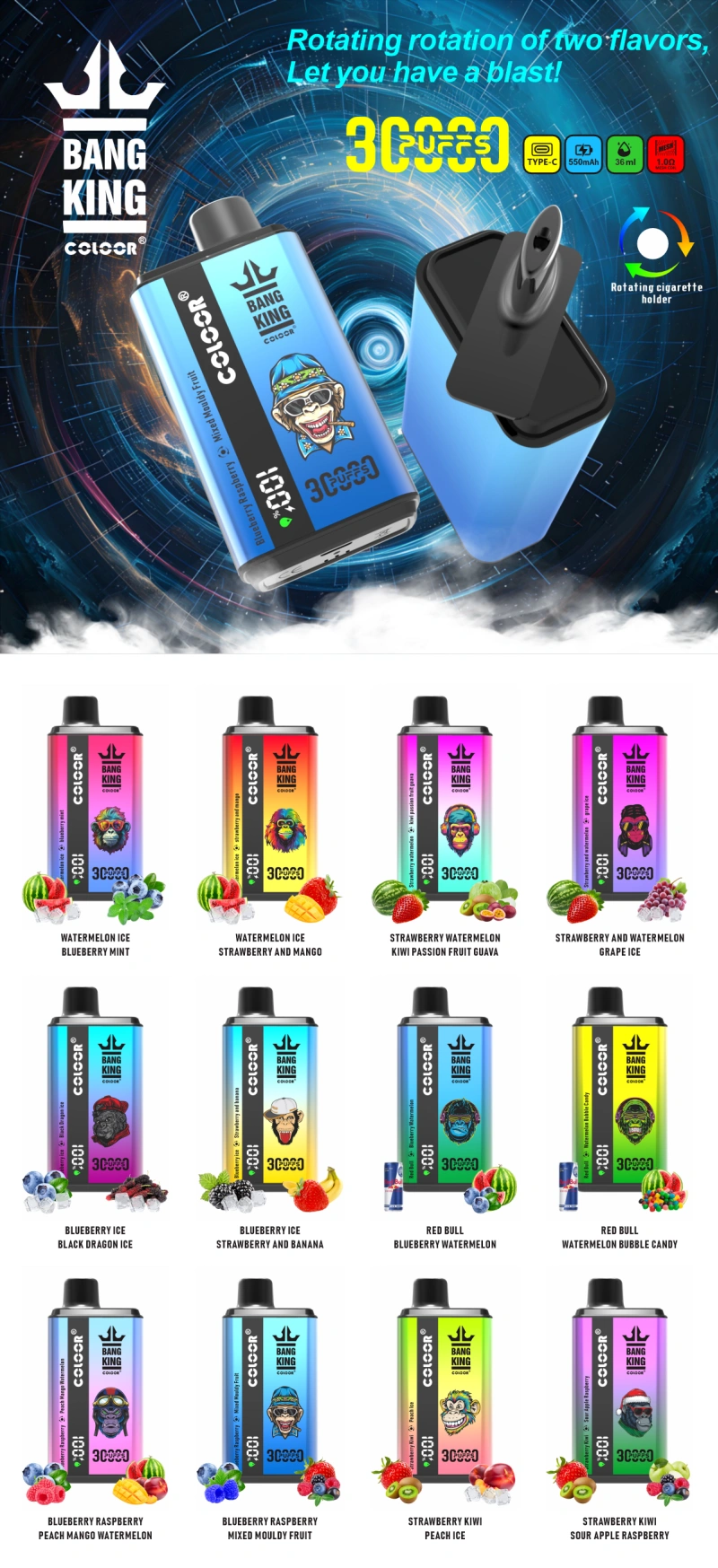 Sample Vape 30000 Puffs Bang King 30k Best Disposable Electronic Cigarette Retail Vape Shop Near Me Buy 2pcs 12 Puffwild Sample Vape 30000 Puffs Bang King 30k