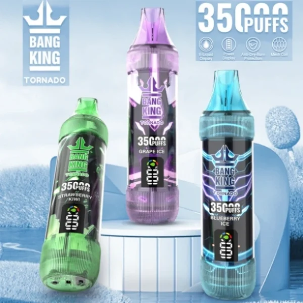 Puffwild Sample Vape Tornado 35k Bang King 35000 Puffs