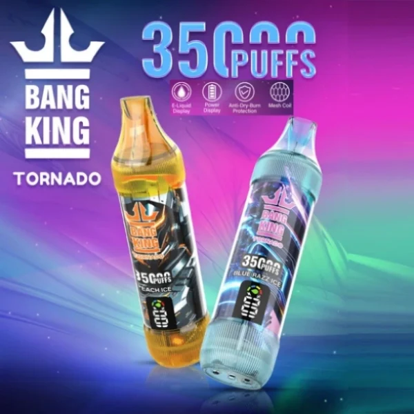 Puffwild Sample Vape Tornado 35k Bang King 35000 Puffs