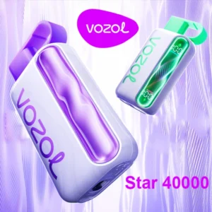 Vozol Star 40000 Puffs 50mg Nicotine Dual Taste Modes Disposable Vape 40k Store Near Me Wholesale E Cigarette
