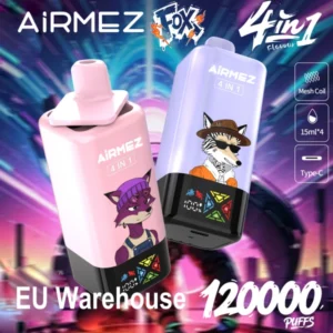 Puffwild Airmez Fox 12000 Puffs Eldobható Vape