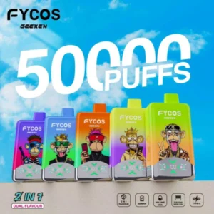 Puff 50k FYCOS 50000 Puffs Vape jetable 2 en 1 Dual Flavors Free Shipping 9 Puff 50k FYCOS 50000 Puffs Vape jetable 2 en 1 Dual Flavors Free Shipping