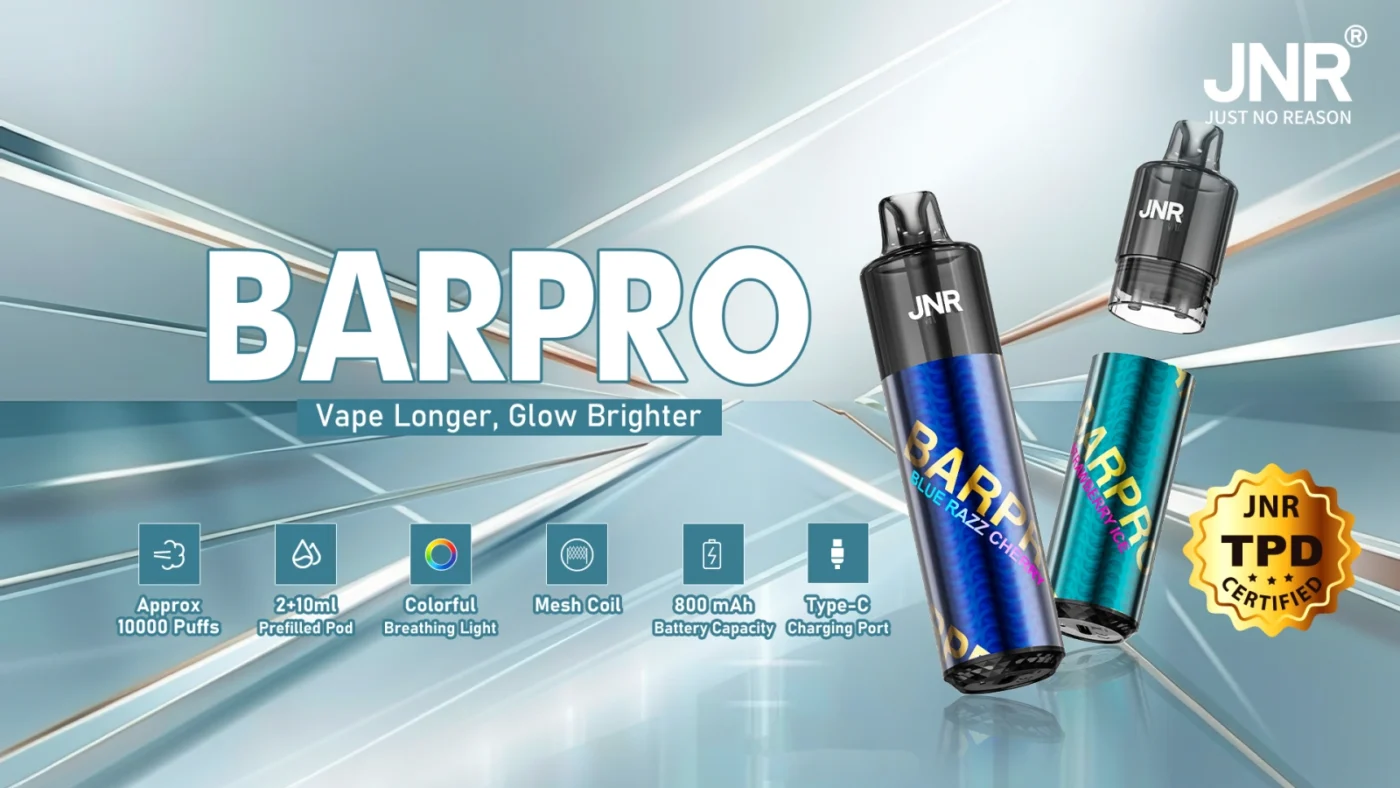 New TPD Pod Disposable Vape: JNR Bar Pro 1 Puffwild Puffwild TPD Pod Disposable Vape