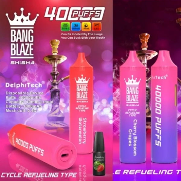 Puffwild Single Vape 40k Buy 2 Pieces Retail Shop Hot Sample Order Bang Blaze