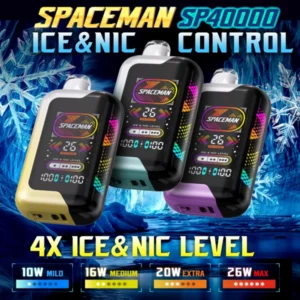 Smok Spaceman 40000 Puffs 40k Ice Control Smart Screen Vape jetable Wholesale Free Shipping Shop Online