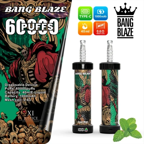 Single Vape 60000 Minimum Order Retail Shop Bang Blaze Shisha