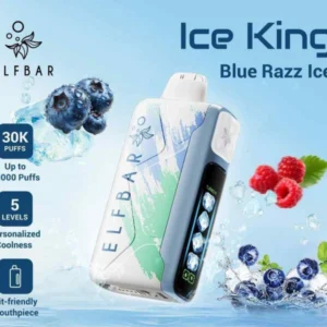 EU Vape ELFBAR Ice King 30000 Puffs 30k Disposable Electronic Cigarette 5 Levels Adjustable Coolness 11 Puffwild ELFBAR Ice King 30000 boccate di vapore monouso