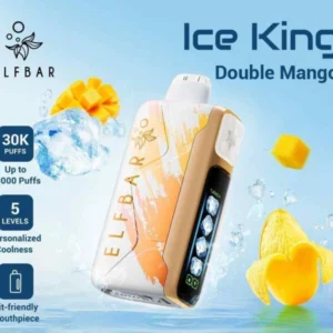EU Vape ELFBAR Ice King 30000 Puffs 30k Disposable Electronic Cigarette 5 Levels Adjustable Coolness 13 Puffwild ELFBAR Ice King 30000 boccate di vapore monouso