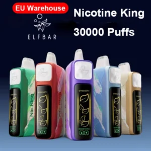 Puffwild ELFBAR Nikotinový král 30000 Puffs 30k Jednorázové Vape
