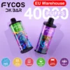 EU Warehouse FYCOS DK Bar 40000 Puffs Billiga Vape