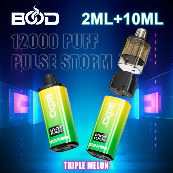 BOOD Pulse Storm 12000 boccate ricaricabili monouso Vape TPD certificato MTL 7 BOOD Pulse Storm 12000 boccate ricaricabili monouso Vape TPD Certified MTL 10