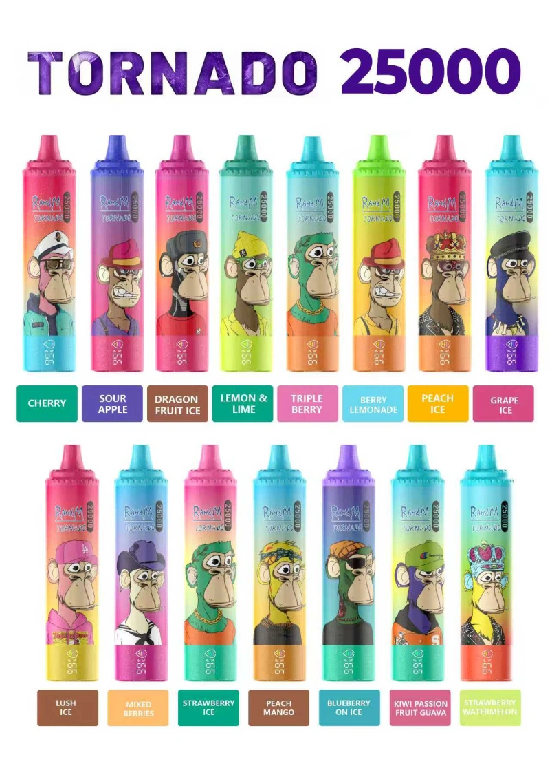 EU Warehouse Airmez Tornado 25000 Puffs Disposable Vape Free Shipping No Tax